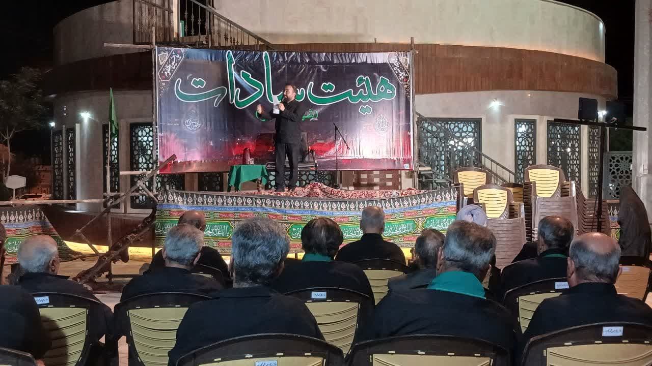 برگزاری مراسم عزاداری شب ششم ماه‌محرم در شهر نیم‌‌ور