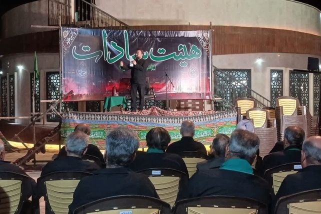 برگزاری مراسم عزاداری شب ششم ماه‌محرم در شهر نیم‌‌ور