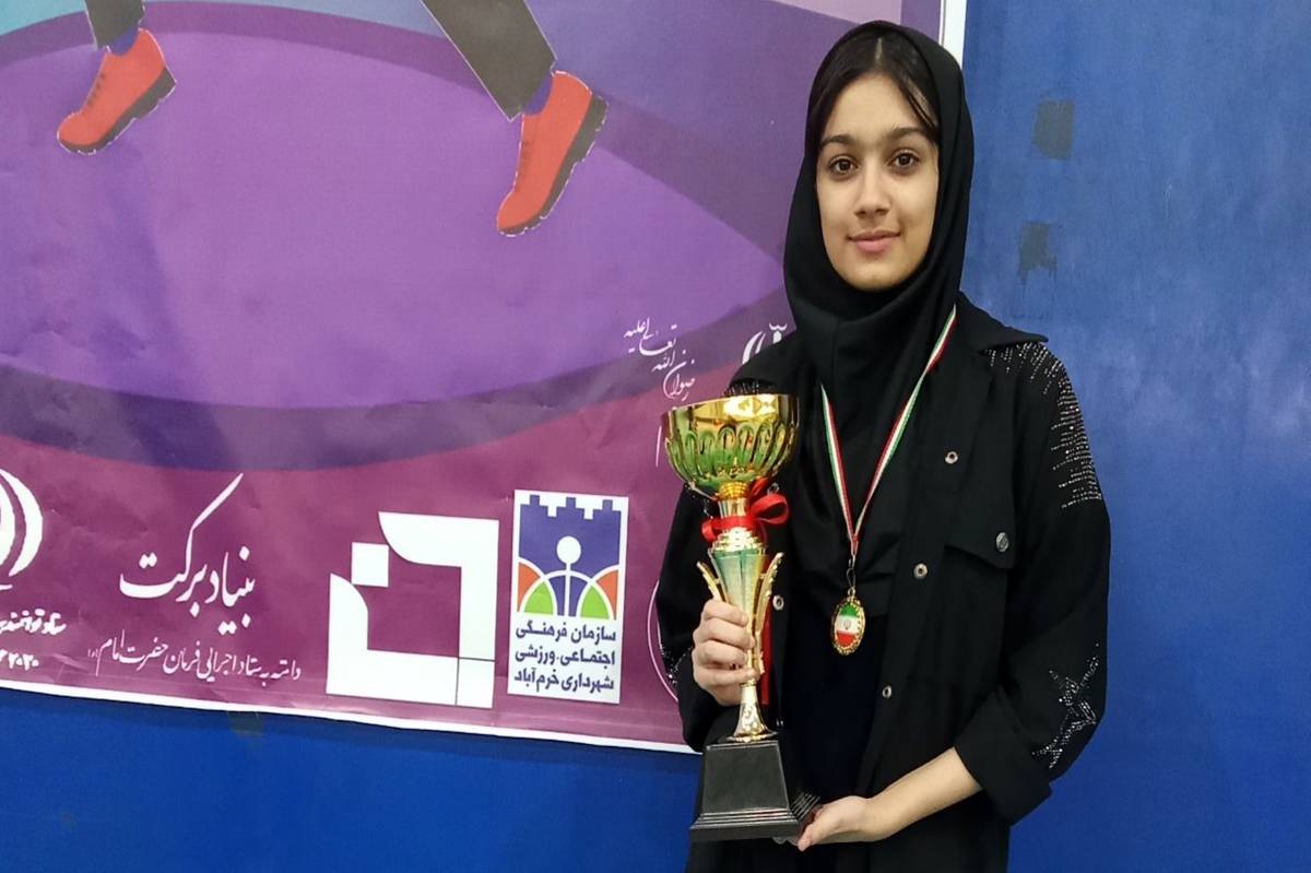 کسب مقام نائب قهرمانی دختر نوجوان معمولانی در مسابقات داژبال خانه های امداد لرستان 