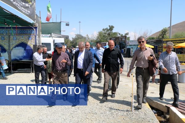 بازدید مشاور وزیر از موکب‌های سازمان دانش‌آموزی آذربایجان غربی