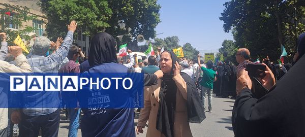 راهپیمایی جمعه خشم و نصر در نیشابور 