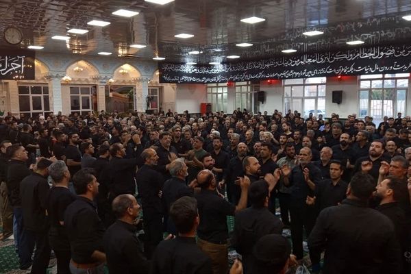 عزاداری عصر عاشورا در هیئت قوژد