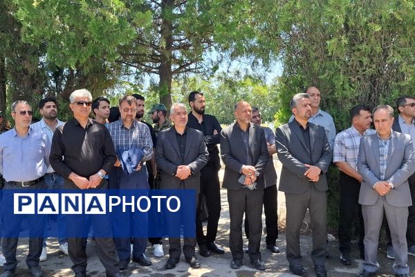 مراسم وداع با شهید امیرحسین مزینی در فریمان