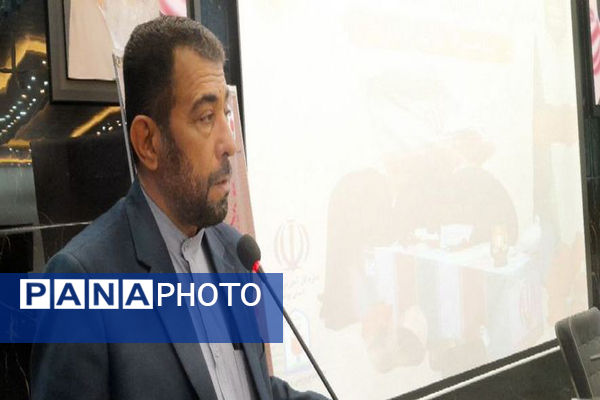 مراسم استقبال از شهید گمنام در اداره‌کل آموزش و پرورش استان بوشهر