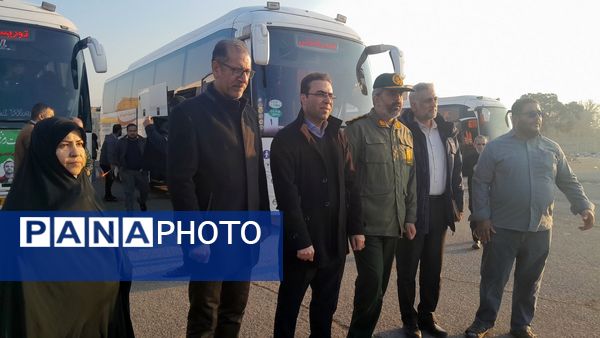 آخرین کاروان دانش‌آموزان پسر ناحیه ۴ کرج به اردوی راهیان نور 