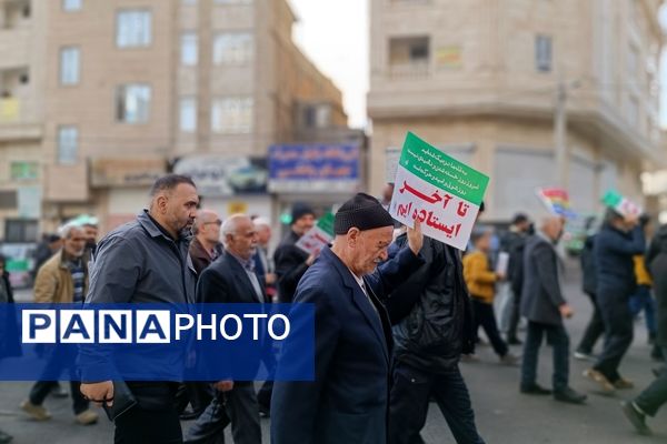 راهپیمایی مردمی به شکرانه پیروزی مردم قهرمان غزه و جبهه مقاومت