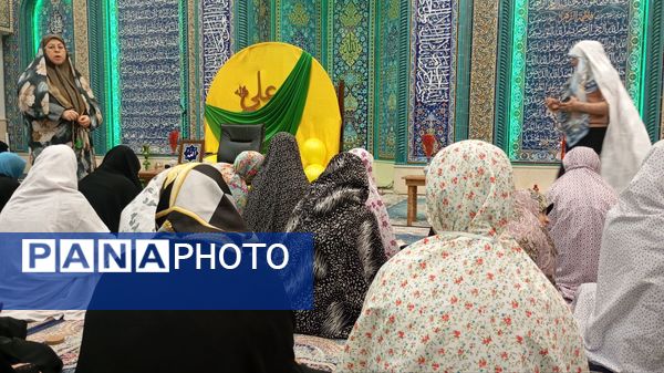 اولین روز اعتکاف دانش‌آموزی ناحیه 2 کرج و شهرستان فردیس