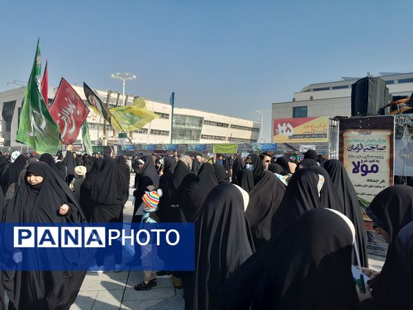 اجتماع عظیم منتظران ظهور به مناسبت نیمه‌ شعبان در مشهد 
