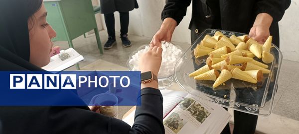 برپایی موکب دانش‌آموزان فراهانی در ایام فاطمیه