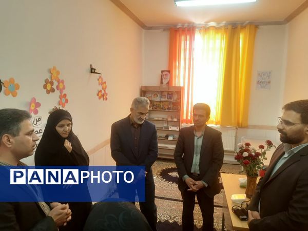 افتتاح کلاس بهداشت در دبستان پسرانه قمر بنی هاشم شهرستان زارچ