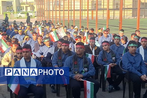 زنگ بیداری و استکبارستیزی دانش آموزان در مدارس شیراز 