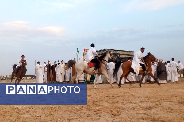 بازسازی واقعه غدیر در محله شهر قائم قم