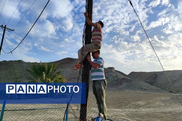 خدمت‌رسانی گروه جهادی ایثارگران بوشهر در بشاگرد