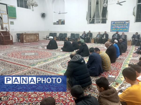 مراسم پرفیض نماز جماعت و دعای کمیل در روستای مهدی آباد خلیل آباد 