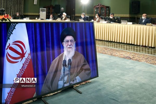 ارتباط تصویری ستاد ملی مبارزه با کرونا با رهبر انقلاب