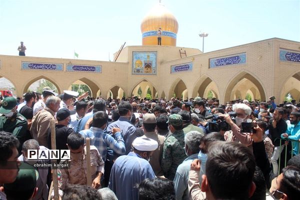 تشییع ناوبان یکم شهید اسماعیل پور خسرو از شهدای ناو کُنارک در شهرستان داراب -2