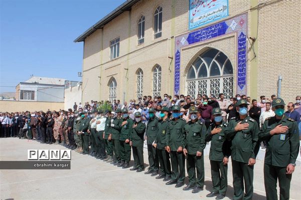 تشییع ناوبان یکم شهید اسماعیل پور خسرو از شهدای ناو کُنارک در شهرستان داراب -2