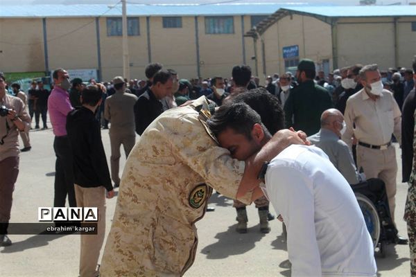 تشییع ناوبان یکم شهید اسماعیل پور خسرو از شهدای ناو کُنارک در شهرستان داراب -2