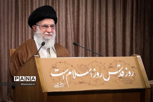 سخنرانی تلویزیونی رهبر انقلاب اسلامی به مناسبت روز جهانی قدس