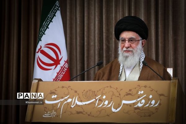 سخنرانی تلویزیونی رهبر انقلاب اسلامی به مناسبت روز جهانی قدس