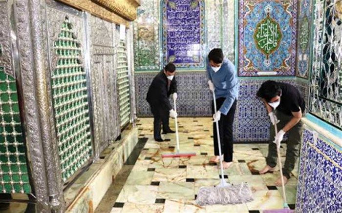 بقاع مازندران برای اقامه نماز عید فطر ضدعفونی می‌شوند