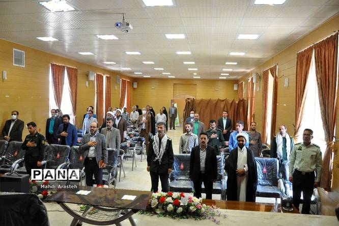 مراسم گرامیداشت سوم خرداد سالروز آزاد سازی خرمشهردرشهرستان خوسف استان خراسان جنوبی