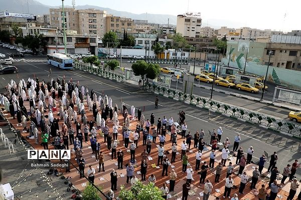 اقامه نماز عید سعید فطر در مسجدالرسول میدان رسالت