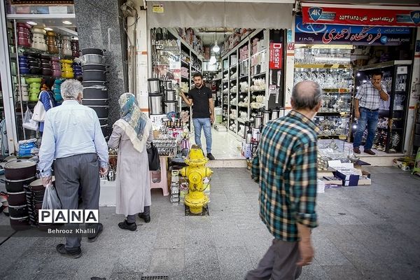 کسادی بازار بلورفروشان شوش و لوازم خانگی پس از شیوع کرونا