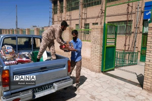 مراسم  اختتامیه رزمایش همدلی و مواسات و کمک مومنانه در شهرستان خوسف استان خراسان جنوبی