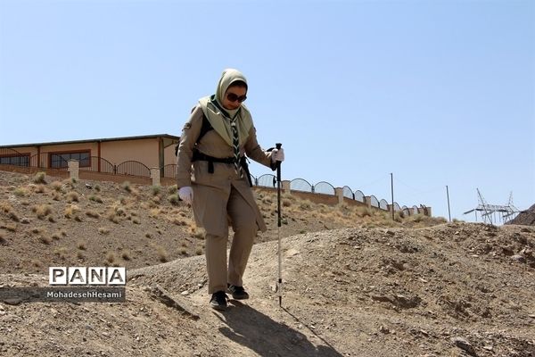 تولید محتوای آموزش کوهنوردی در اردوی یک روزه سازمان دانش آموزی