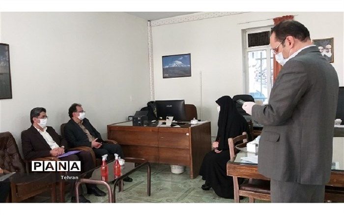 بازدید رئیس اداره ارزیابی عملکرد شهرتهران از حوزه امتحانات نهایی منطقه3