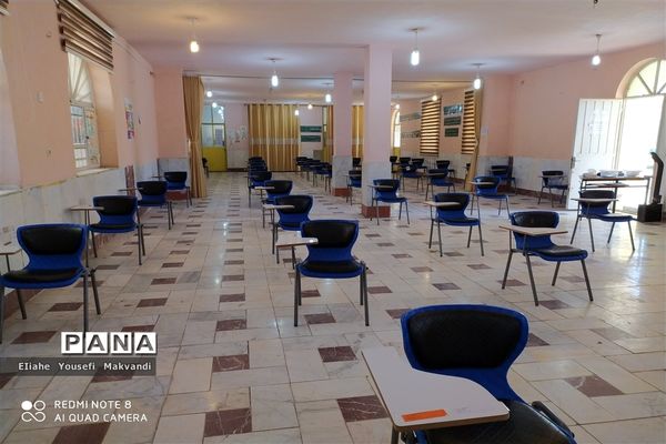 بازدید از حوزه‌های امتحانات نهایی پایه دوازدهم در شهرستان امیدیه
