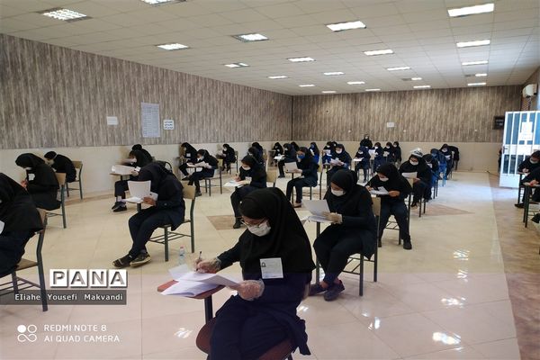 بازدید از حوزه‌های امتحانات نهایی پایه دوازدهم در شهرستان امیدیه