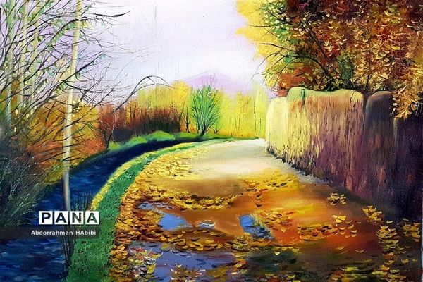 نمایشگاه مجازی نقاشی دانش‌آموزان برتر استان فارس