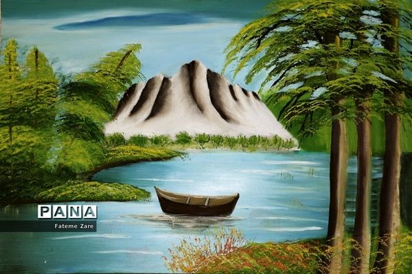 نمایشگاه مجازی نقاشی دانش‌آموزان برتر استان فارس