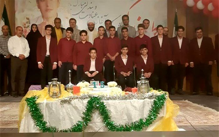 جشن تکلیف 4860 هزار دانش آموز پسر پایه هشتم مدارس استان سمنان