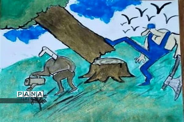 فراخوان نقاشی با( محوریت محیط زیست) در شهرستان امیدیه