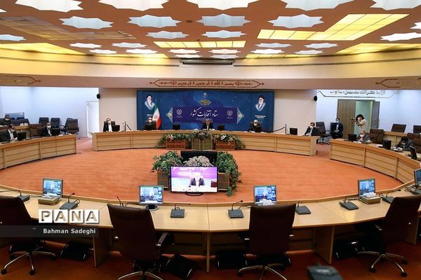 نشست ویدِئو کنفرانس مشترک ستاد انتخابات کشور با استانداران سراسر کشور