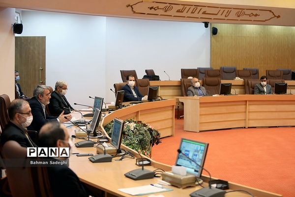 نشست ویدِئو کنفرانس مشترک ستاد انتخابات کشور با استانداران سراسر کشور