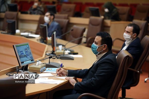نشست ویدِئو کنفرانس مشترک ستاد انتخابات کشور با استانداران سراسر کشور