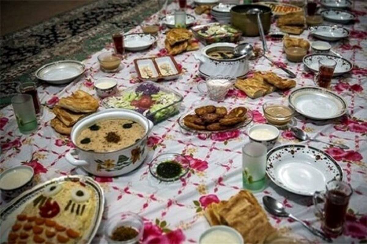 وعده شام در ماه رمضان چگونه باشد