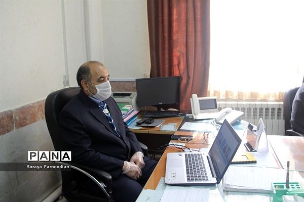 جلسه ویدئوکنفرانس قائم مقام سازمان دانش‌آموزی با مدیران سازمان دانش‌آموزی استان‌های سراسر کشور