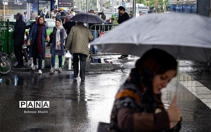 بارش باران در بیشتر نقاط کشور