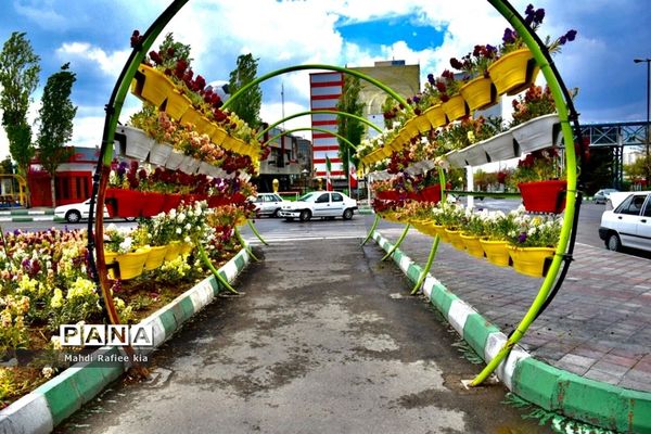 جلوه زیباى بهار در تبریز