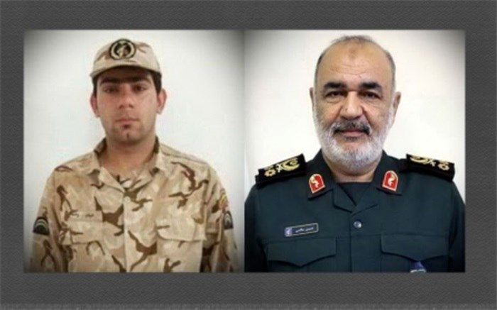 قدردانی فرمانده کل سپاه از سرباز فداکار کردستانی