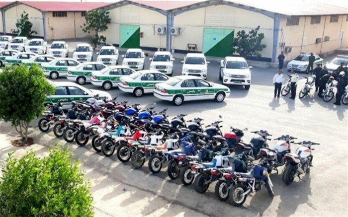 ۹۶ خودرو و موتورسیکلت به یگان‌های انتظامی استان بوشهر افزوده شد