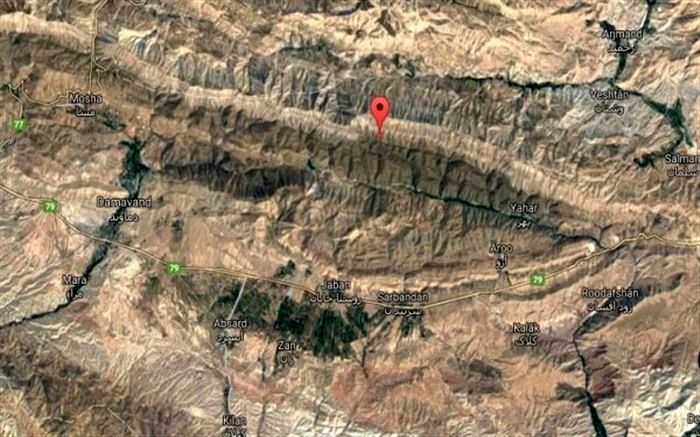 نقشه ماهواره‌ای شدت زلزله تهران منتشر شد + تصاویر