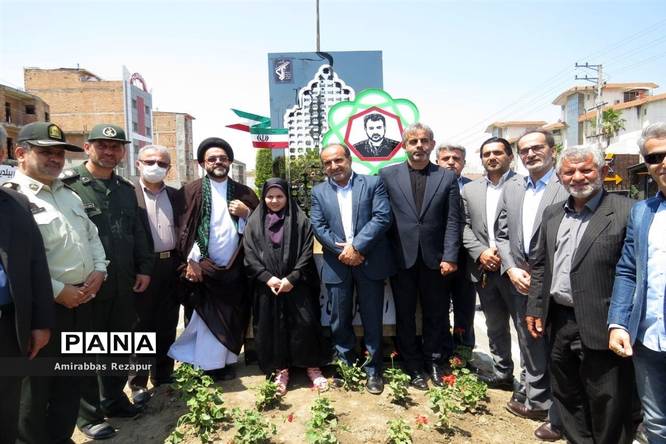 افتتاح بلوار شهید مدافع حرم خانزاده در  محمودآباد