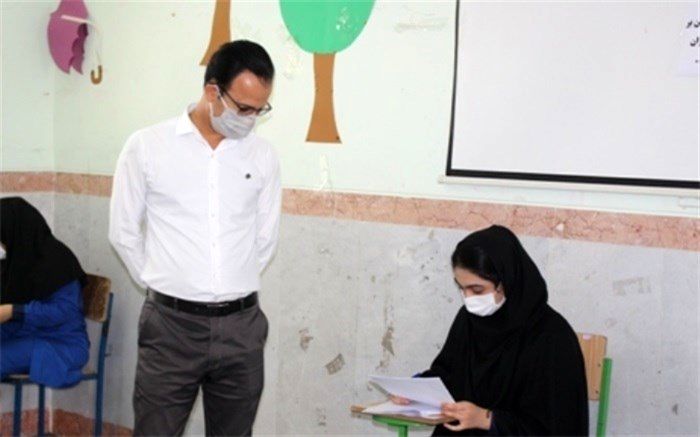 امتحانات نهایی شهرستان دیر با 210 دانش آموز با رعایت  پروتکل های بهداشتی  برگزار می شود