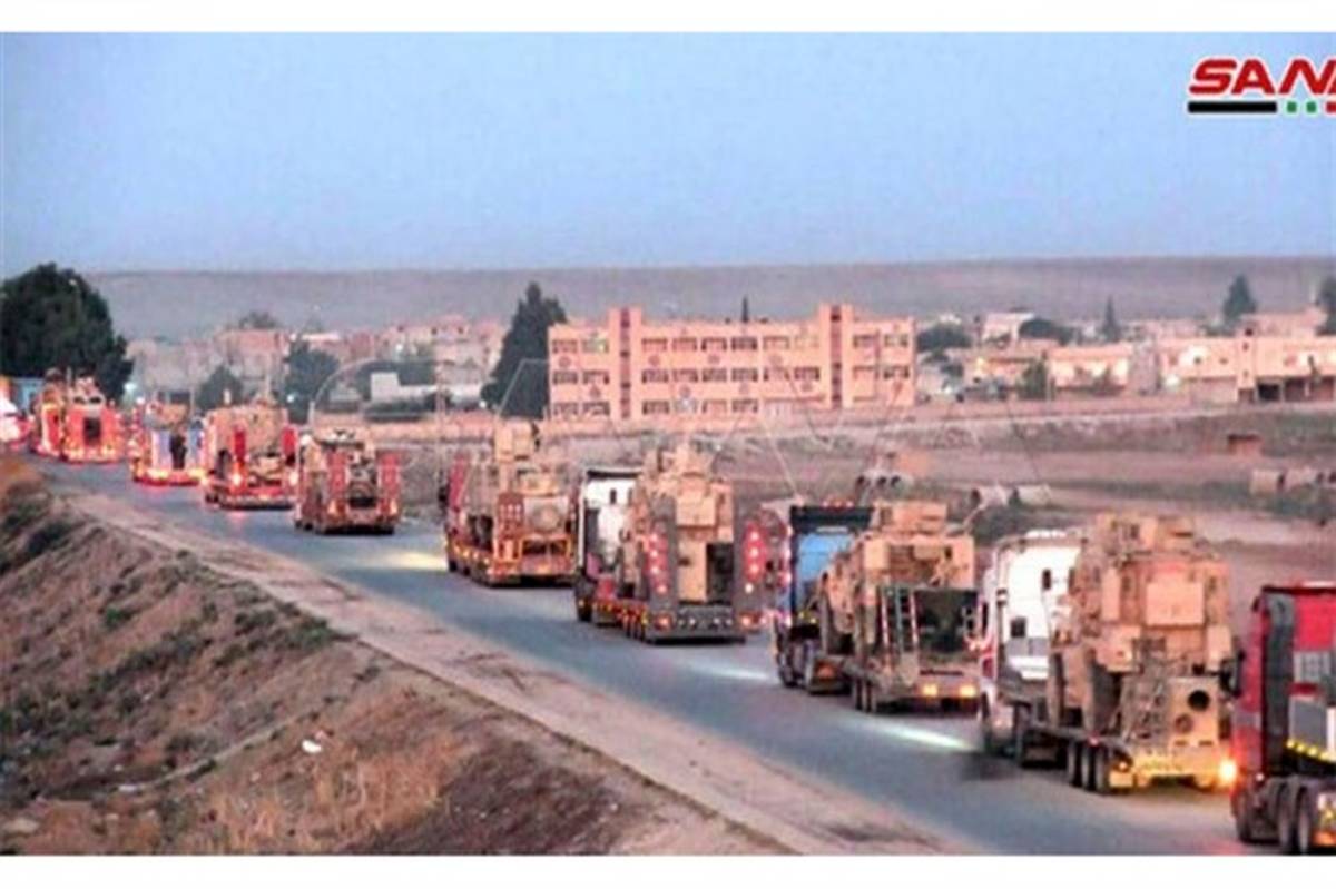 ورود ۵۲ کامیون نظامی آمریکایی به خاک سوریه